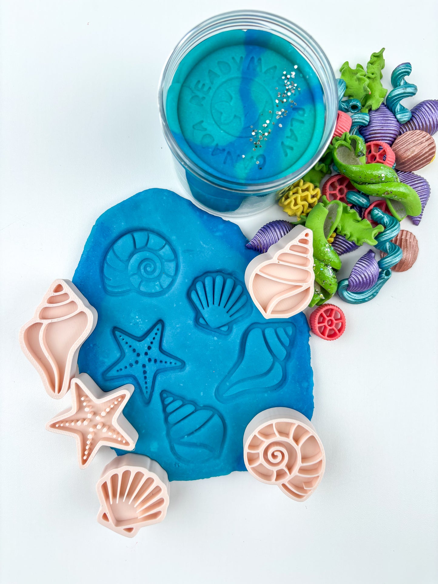 Chunky Seashell Stampers & Dough