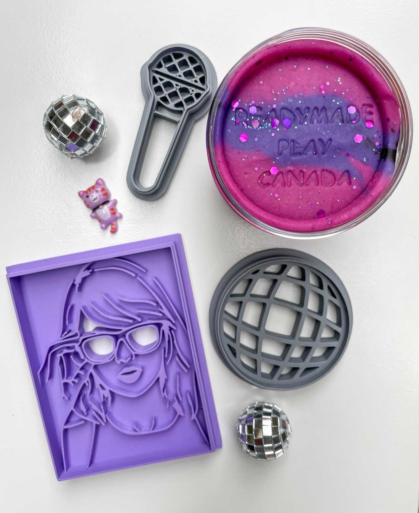 Swiftie Playdough Cutters & Dough