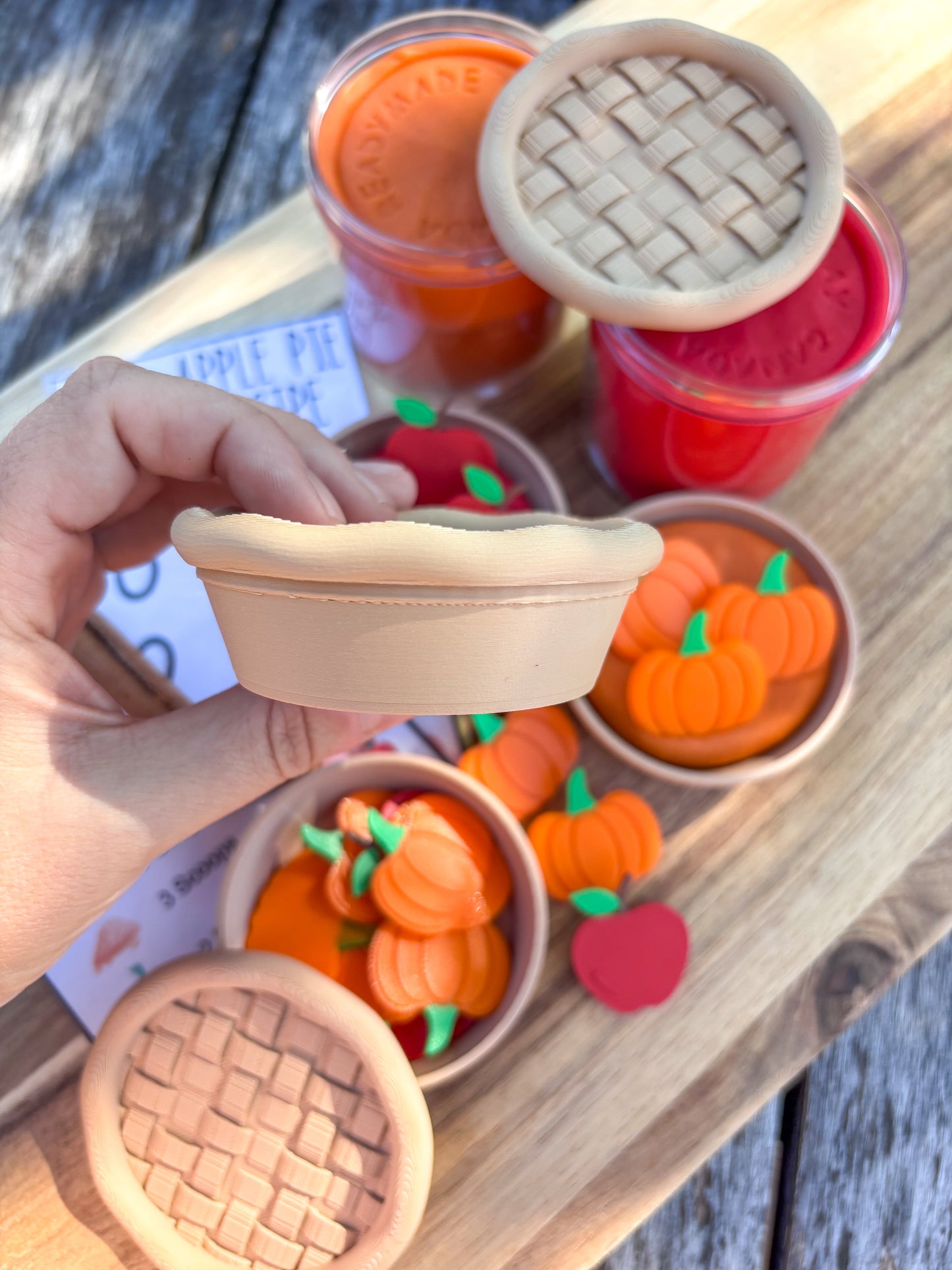 Fall Pie Playdough Kit
