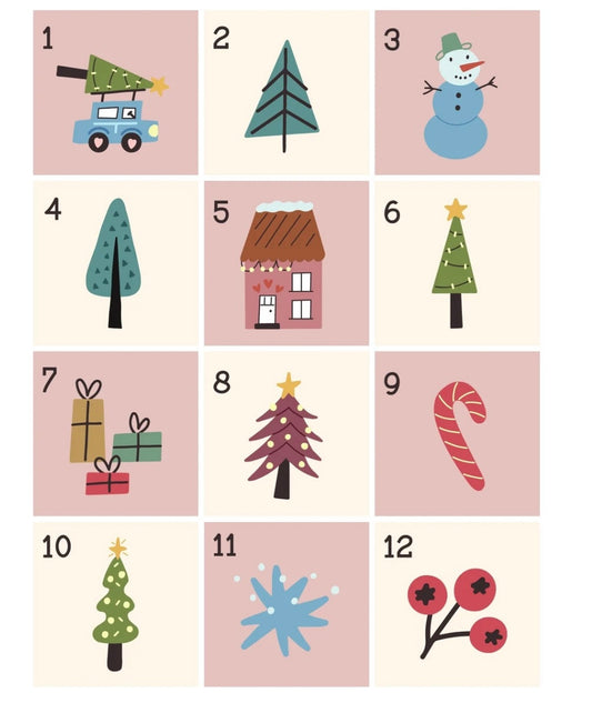 Cozy Christmas 12 Day Advent Calendar *PREORDER