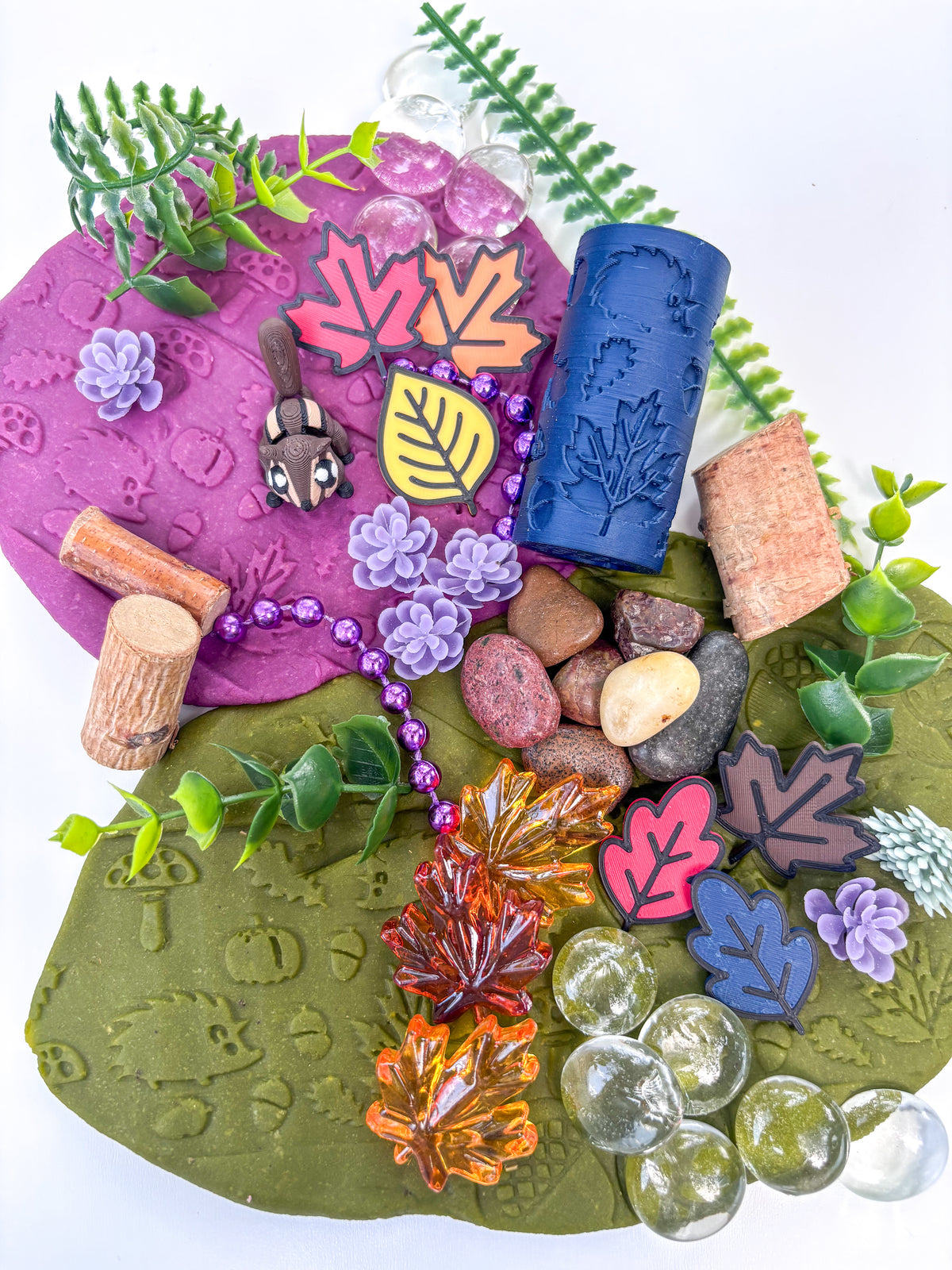 Chipmunk’s Whimsical Woodland- Playdough Imagination Jar