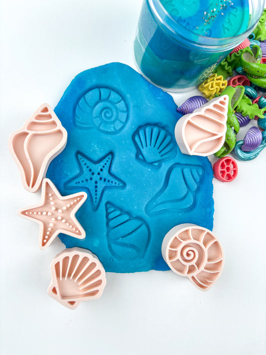 Chunky Seashell Stampers & Dough