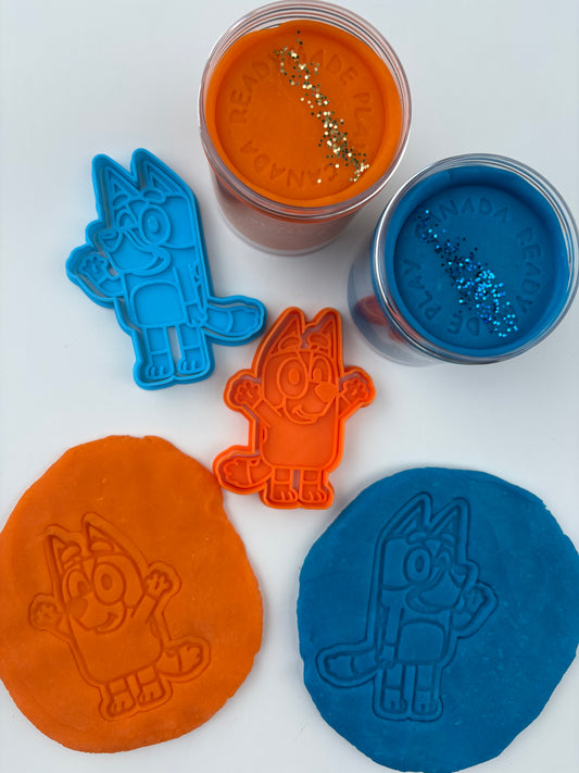 Bluey & Bingo- Cutters & Dough