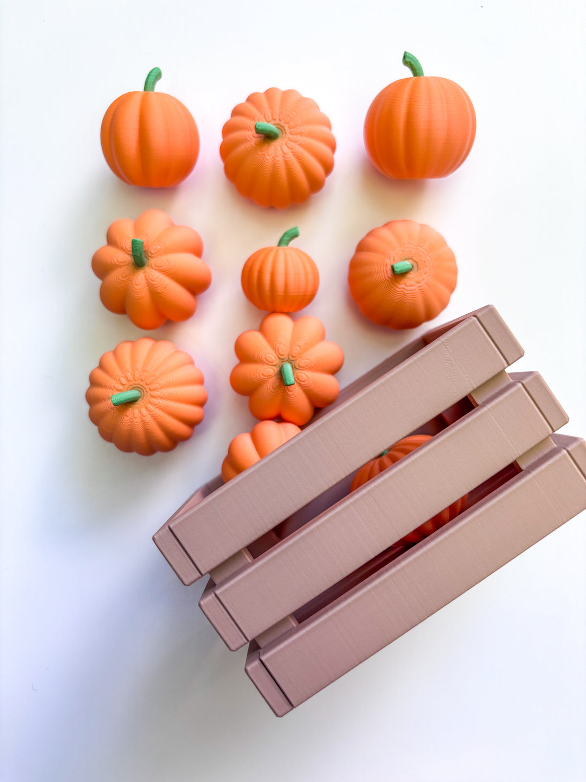 Adorable Crate of Pumpkins