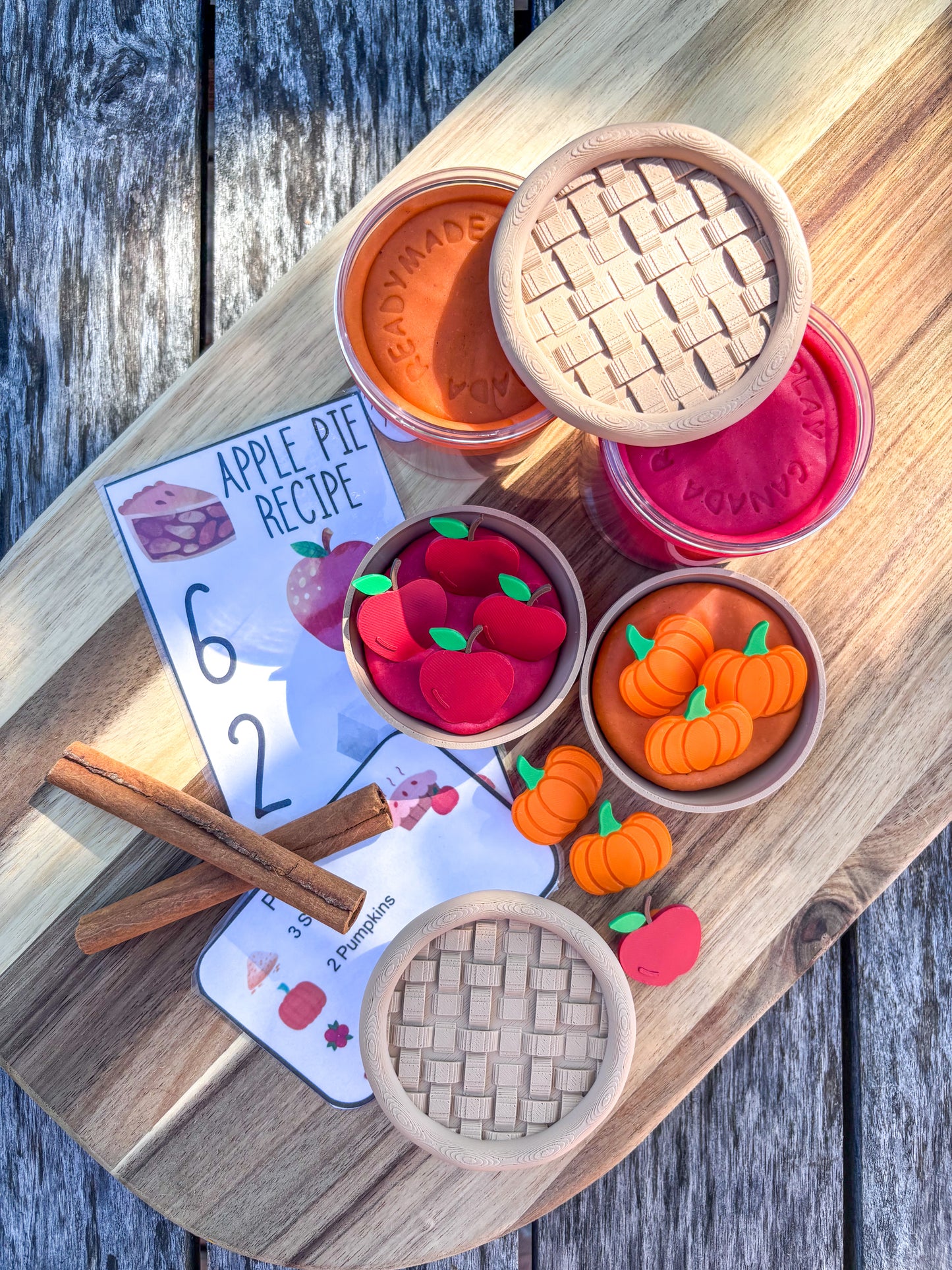 Fall Pie Playdough Kit